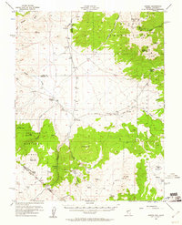Download a high-resolution, GPS-compatible USGS topo map for Aurora, NV (1961 edition)