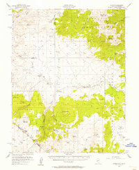 Download a high-resolution, GPS-compatible USGS topo map for Aurora, NV (1957 edition)