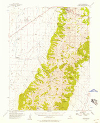 1956 Map of Austin, NV, 1958 Print