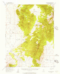 Download a high-resolution, GPS-compatible USGS topo map for Bellevue Peak, NV (1957 edition)