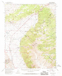 Download a high-resolution, GPS-compatible USGS topo map for Benton, NV (1969 edition)