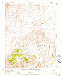 Download a high-resolution, GPS-compatible USGS topo map for Black Mtn, NV (1958 edition)