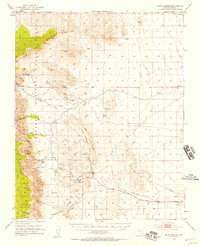 1952 Map of Las Vegas, NV, 1958 Print