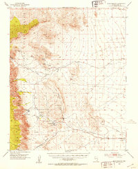 1952 Map of Las Vegas, NV, 1953 Print