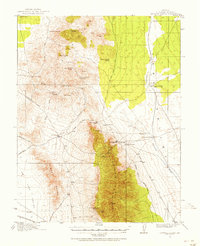 preview thumbnail of historical topo map of Lincoln County, NV in 1915