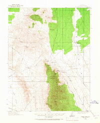 Download a high-resolution, GPS-compatible USGS topo map for Bristol Range, NV (1968 edition)