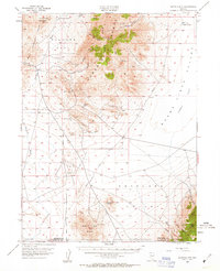 Download a high-resolution, GPS-compatible USGS topo map for Buffalo Mtn, NV (1963 edition)