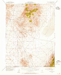 preview thumbnail of historical topo map of Pershing County, NV in 1954