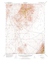 Download a high-resolution, GPS-compatible USGS topo map for Buffalo Mtn, NV (1974 edition)