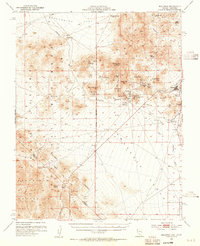 preview thumbnail of historical topo map of Nye County, NV in 1954