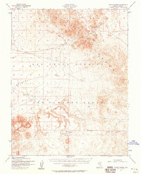 preview thumbnail of historical topo map of Nye County, NV in 1952