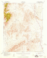 Download a high-resolution, GPS-compatible USGS topo map for Cane Spring, NV (1958 edition)