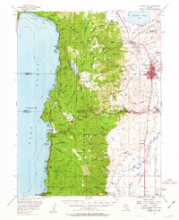 Download a high-resolution, GPS-compatible USGS topo map for Carson City, NV (1963 edition)