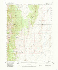 Download a high-resolution, GPS-compatible USGS topo map for Cockalorum Wash, NV (1985 edition)