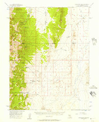 Download a high-resolution, GPS-compatible USGS topo map for Cockalorum Wash, NV (1957 edition)
