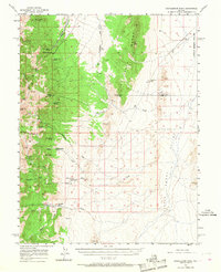 preview thumbnail of historical topo map of Nye County, NV in 1956