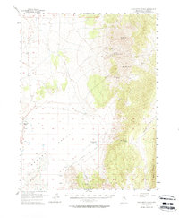 preview thumbnail of historical topo map of White Pine County, NV in 1957