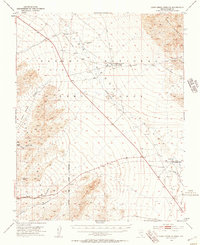 preview thumbnail of historical topo map of Clark County, NV in 1952