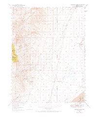1949 Map of Crescent Valley, NV, 1972 Print