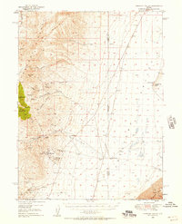 1949 Map of Crescent Valley, NV, 1958 Print