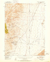 1950 Map of Crescent Valley, NV