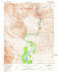 Download a high-resolution, GPS-compatible USGS topo map for Davis Dam, NV (1966 edition)