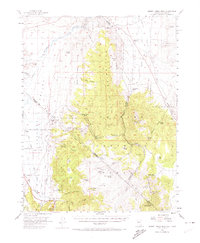 Download a high-resolution, GPS-compatible USGS topo map for Desert Creek Peak, NV (1974 edition)