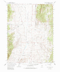preview thumbnail of historical topo map of Nye County, NV in 1960