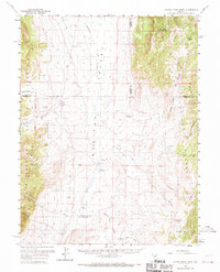 Download a high-resolution, GPS-compatible USGS topo map for Dianas Punch Bowl, NV (1970 edition)