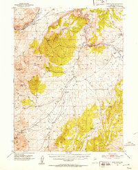 Download a high-resolution, GPS-compatible USGS topo map for Dixie Flats, NV (1954 edition)