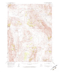 preview thumbnail of historical topo map of Washoe County, NV in 1957
