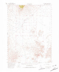 Download a high-resolution, GPS-compatible USGS topo map for Donna Schee Peak, NV (1981 edition)