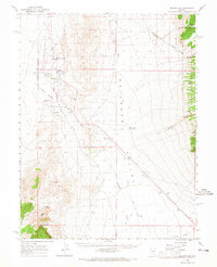 Download a high-resolution, GPS-compatible USGS topo map for Duckwater, NV (1965 edition)