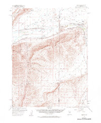 Download a high-resolution, GPS-compatible USGS topo map for Dunphy, NV (1958 edition)