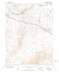 Download a high-resolution, GPS-compatible USGS topo map for Edna Mountain, NV (1967 edition)