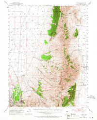 Download a high-resolution, GPS-compatible USGS topo map for Eureka, NV (1966 edition)