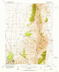Download a high-resolution, GPS-compatible USGS topo map for Eureka, NV (1955 edition)