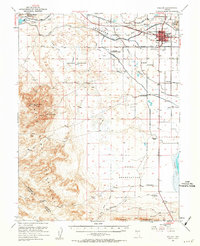 Download a high-resolution, GPS-compatible USGS topo map for Fallon, NV (1963 edition)