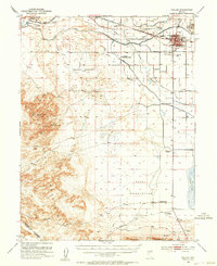 Download a high-resolution, GPS-compatible USGS topo map for Fallon, NV (1953 edition)