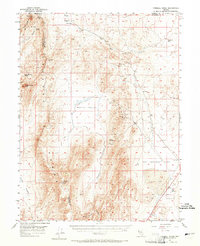 Download a high-resolution, GPS-compatible USGS topo map for Fireball Ridge, NV (1965 edition)