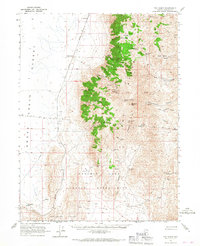 preview thumbnail of historical topo map of Washoe County, NV in 1965