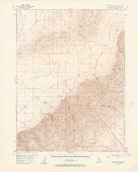 Download a high-resolution, GPS-compatible USGS topo map for Frenchie Creek, NV (1958 edition)