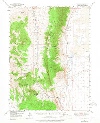 Download a high-resolution, GPS-compatible USGS topo map for Garden Valley, NV (1968 edition)