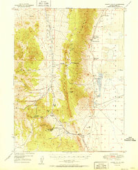 Download a high-resolution, GPS-compatible USGS topo map for Garden Valley, NV (1951 edition)