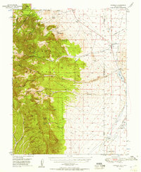 1949 Map of White Pine County, NV, 1957 Print