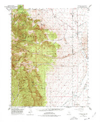 1949 Map of White Pine County, NV, 1977 Print