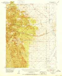 Download a high-resolution, GPS-compatible USGS topo map for Garrison, NV (1951 edition)