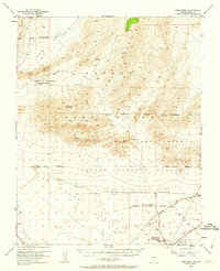 Download a high-resolution, GPS-compatible USGS topo map for Gass Peak, NV (1962 edition)