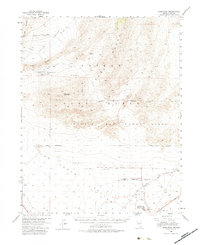 Download a high-resolution, GPS-compatible USGS topo map for Gass Peak, NV (1983 edition)