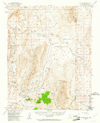 Download a high-resolution, GPS-compatible USGS topo map for Gold Butte, NV (1961 edition)
